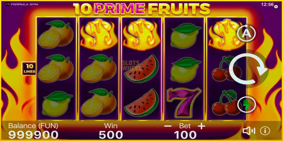 Картинка 2 ігрового апарату 10 Prime Fruits