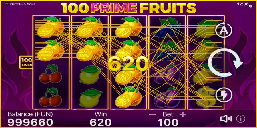 Картинка 4 ігрового апарату 100 Prime Fruits