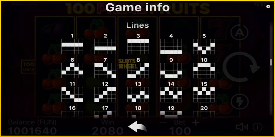 Картинка 7 ігрового апарату 100 Prime Fruits
