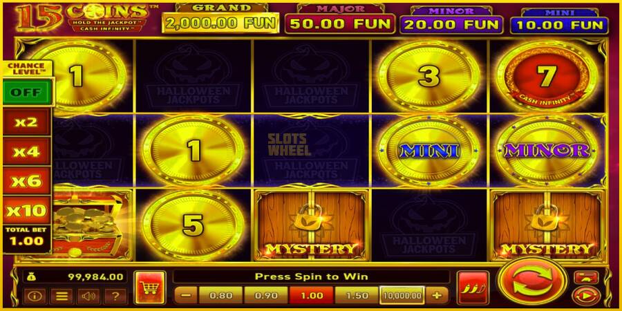 Картинка 2 ігрового апарату 15 Coins Grand Gold Edition Halloween Jackpot