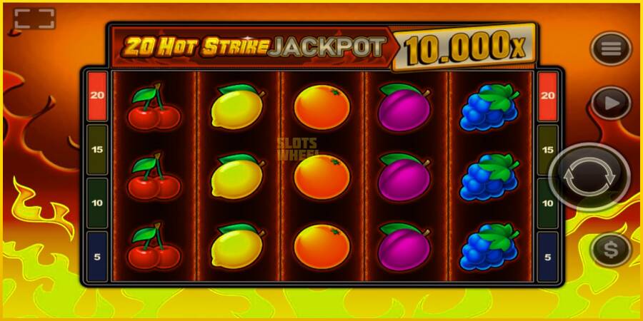 Картинка 1 ігрового апарату 20 Hot Strike Jackpot