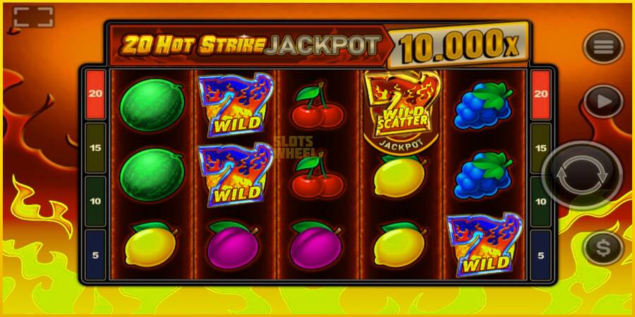 Картинка 2 ігрового апарату 20 Hot Strike Jackpot