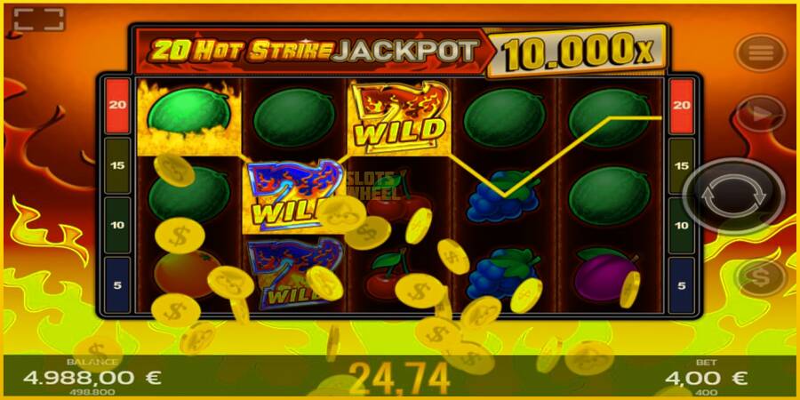 Картинка 4 ігрового апарату 20 Hot Strike Jackpot