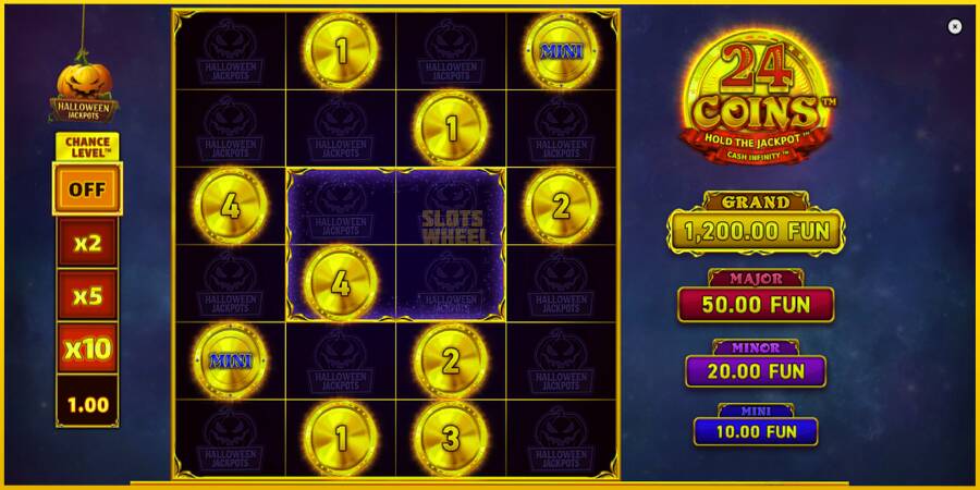 Картинка 2 ігрового апарату 24 Coins Halloween Jackpots