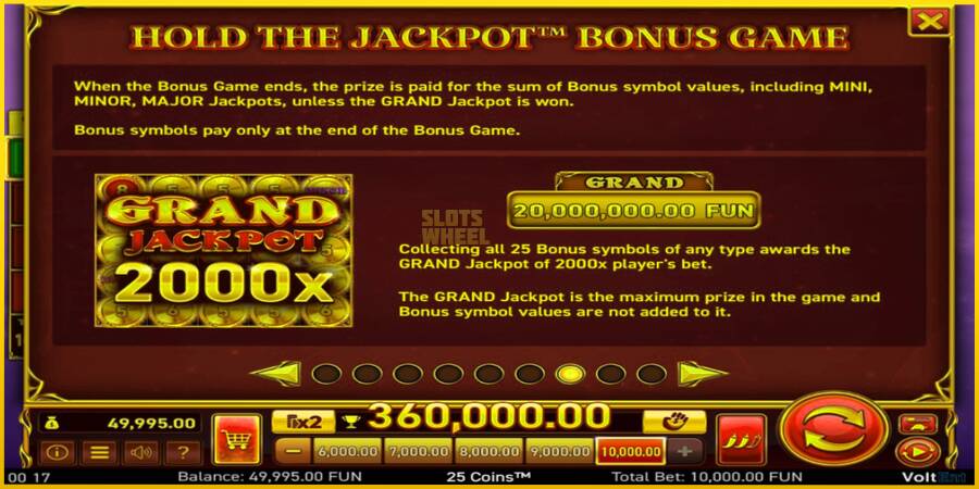 Картинка 7 ігрового апарату 25 Coins Halloween Jackpots