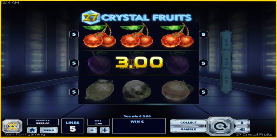 Картинка 3 ігрового апарату 27 Crystal Fruits