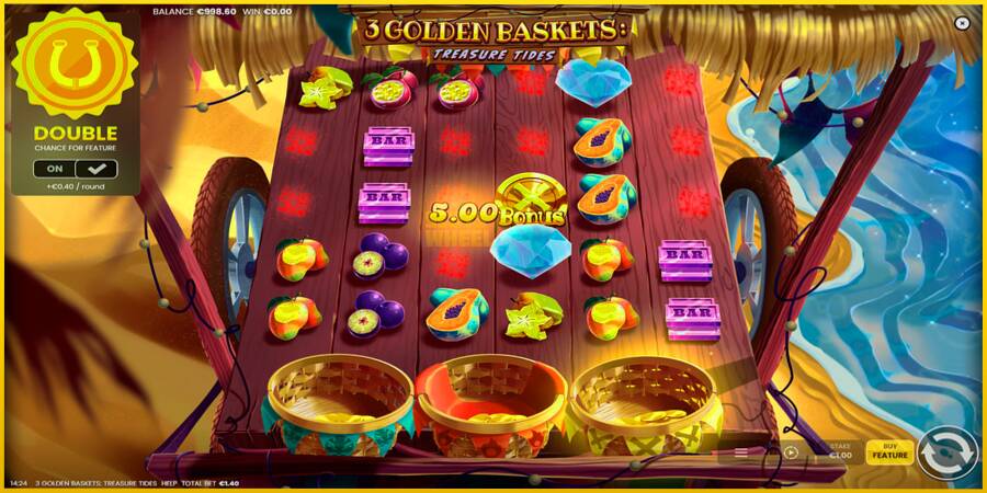 Картинка 2 ігрового апарату 3 Golden Baskets: Treasure Tides