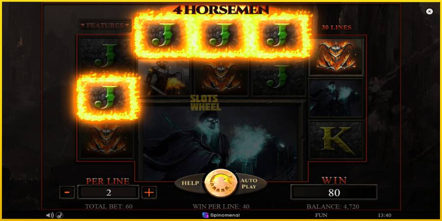 Картинка 4 ігрового апарату 4 Horsemen