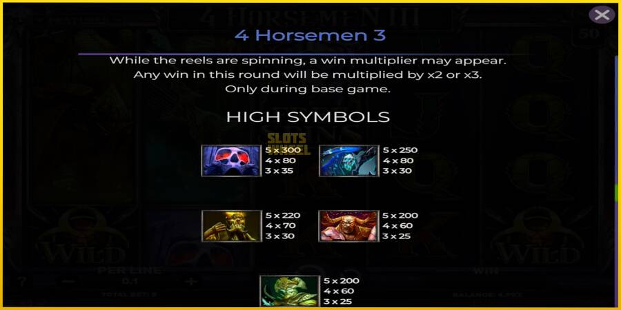 Картинка 7 ігрового апарату 4 Horsemen III