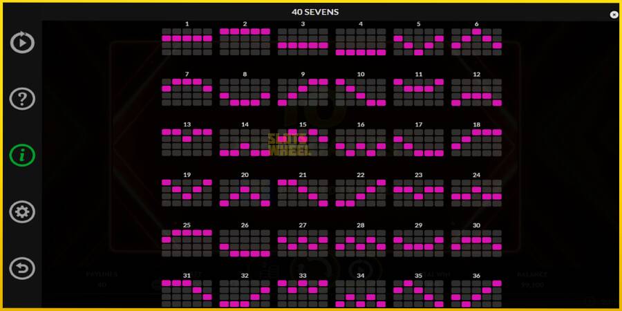 Картинка 7 ігрового апарату 40 Sevens Buy Feature