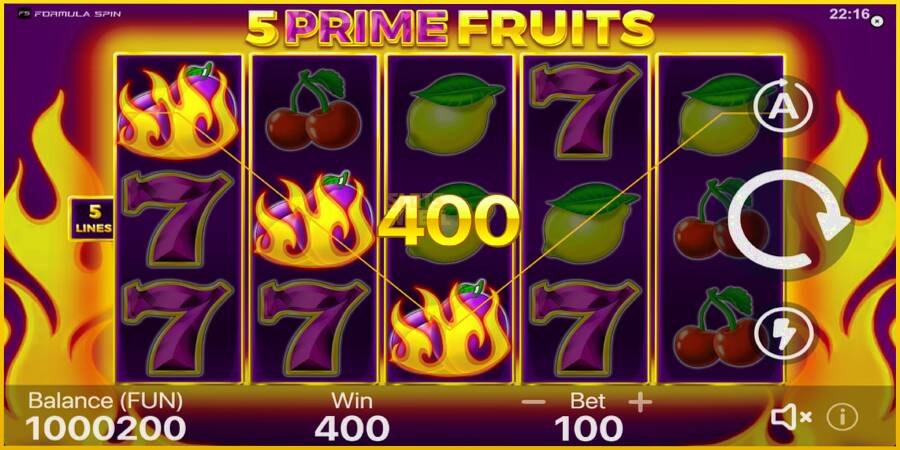 Картинка 3 ігрового апарату 5 Prime Fruits