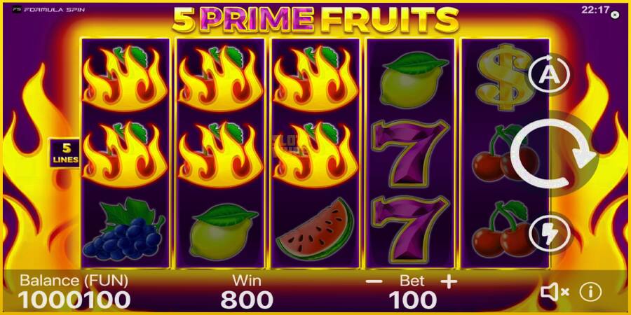 Картинка 4 ігрового апарату 5 Prime Fruits