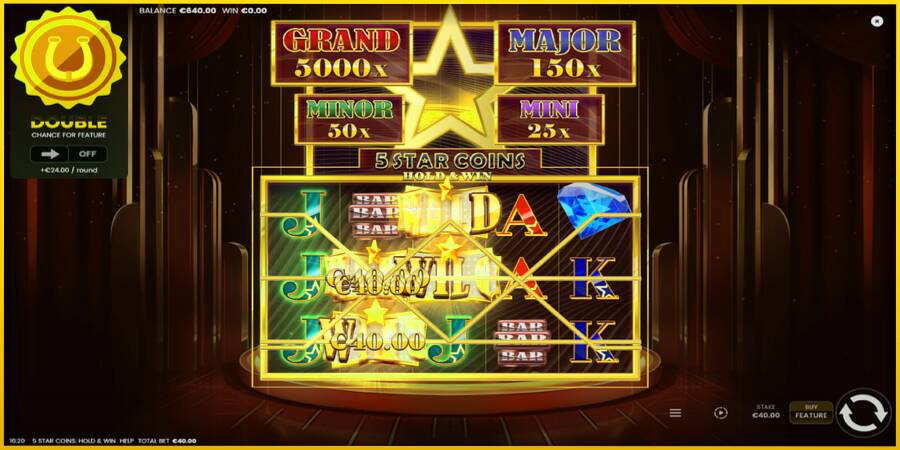 Картинка 3 ігрового апарату 5 Star Coins: Hold & Win