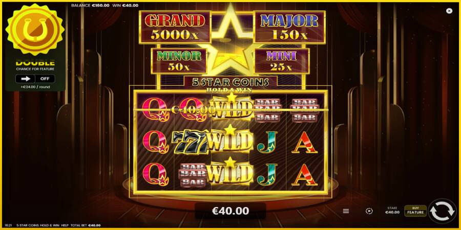 Картинка 4 ігрового апарату 5 Star Coins: Hold & Win