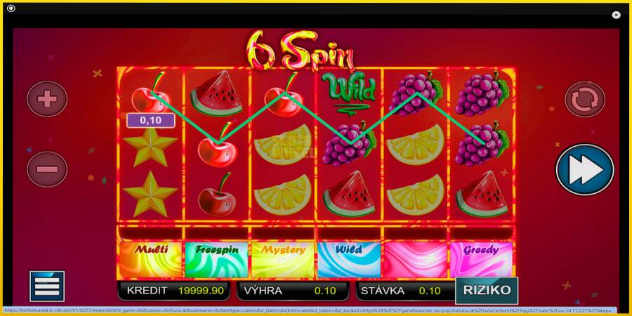 Картинка 2 ігрового апарату 6 Spin