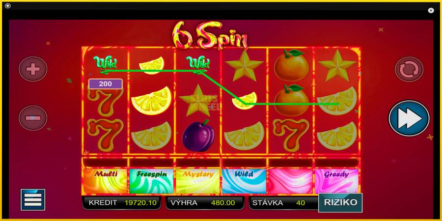 Картинка 5 ігрового апарату 6 Spin