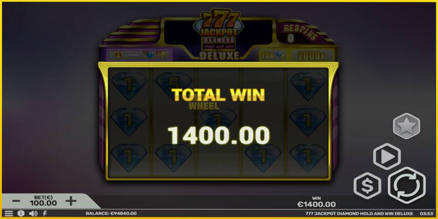 Картинка 5 ігрового апарату 777 Jackpot Diamond Hold and Win Deluxe