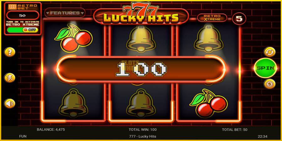 Картинка 2 ігрового апарату 777 Lucky Hits