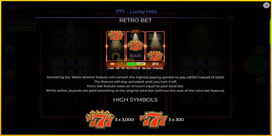 Картинка 5 ігрового апарату 777 Lucky Hits