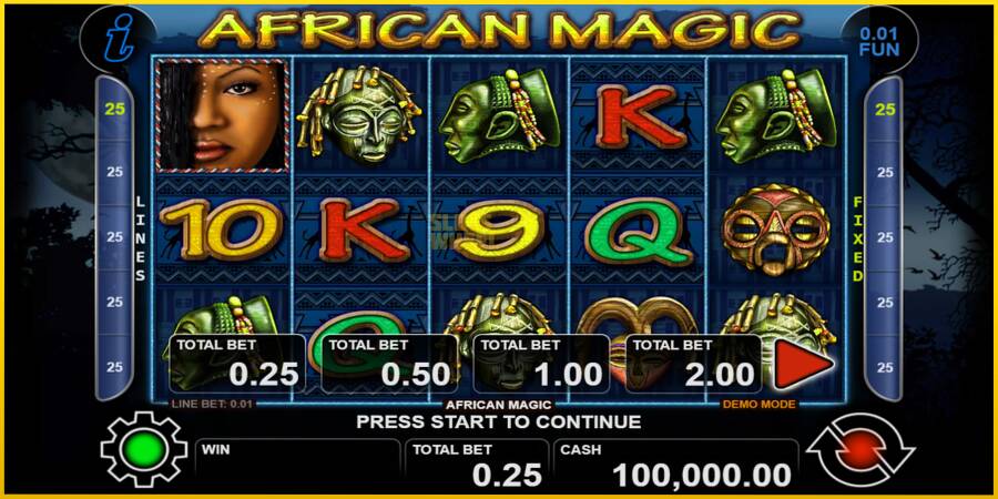 Картинка 1 ігрового апарату African Magic