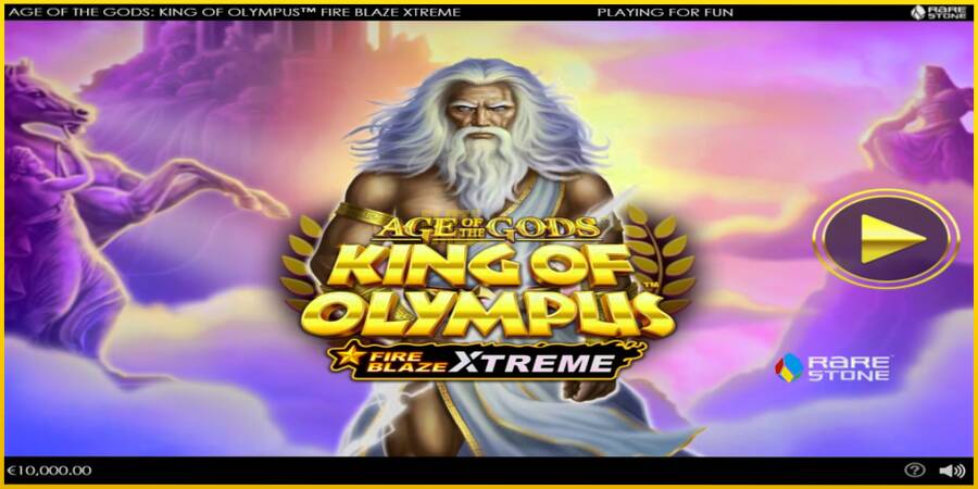 Картинка 1 ігрового апарату Age of the Gods: King of Olympus Fire Blaze Xtreme