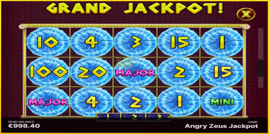 Картинка 7 ігрового апарату Angry Zeus Jackpot