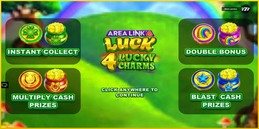 Картинка 1 ігрового апарату Area Link Luck 4 Lucky Charms