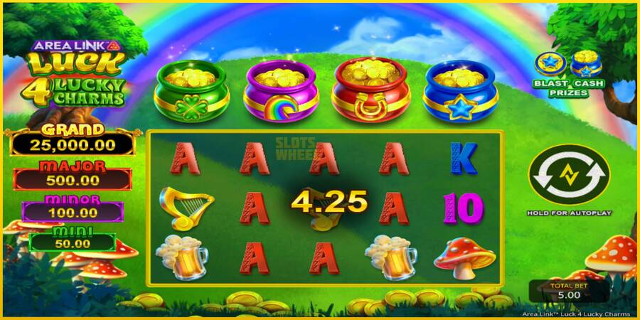 Картинка 3 ігрового апарату Area Link Luck 4 Lucky Charms