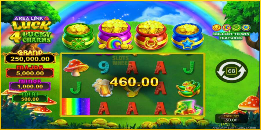 Картинка 6 ігрового апарату Area Link Luck 4 Lucky Charms