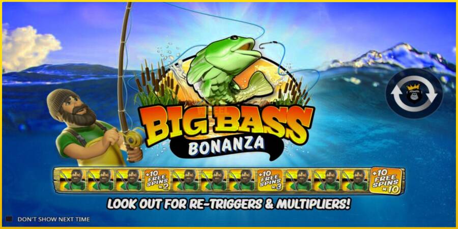 Картинка 1 ігрового апарату Big Bass Bonanza