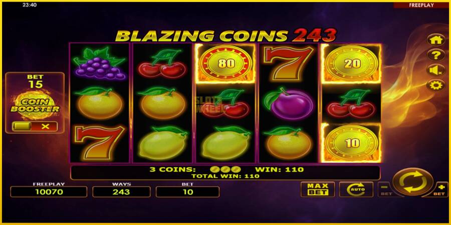 Картинка 3 ігрового апарату Blazing Coins 243