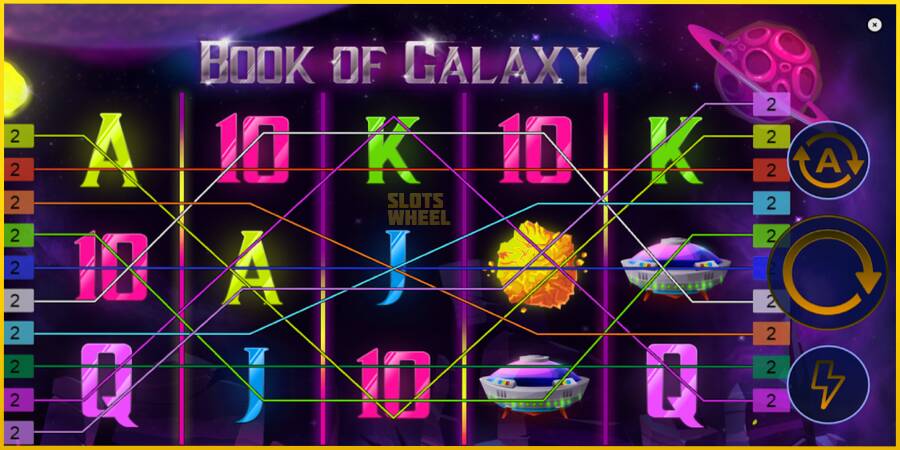 Картинка 2 ігрового апарату Book of Galaxy