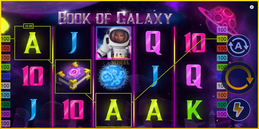 Картинка 3 ігрового апарату Book of Galaxy