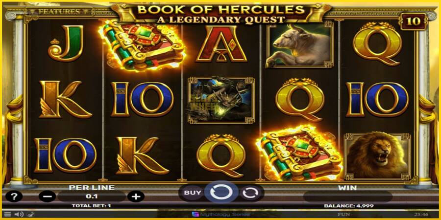 Картинка 2 ігрового апарату Book of Hercules - A Legendary Quest