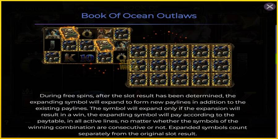 Картинка 5 ігрового апарату Book of Ocean Outlaws