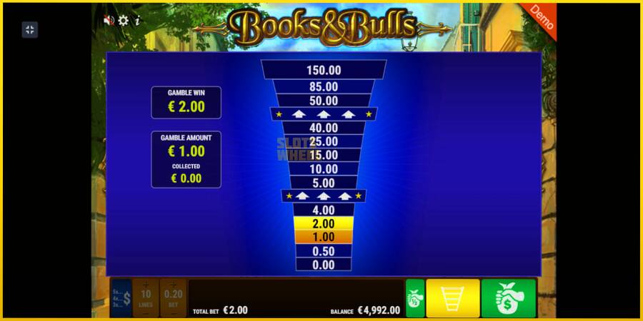 Картинка 5 ігрового апарату Books Bulls