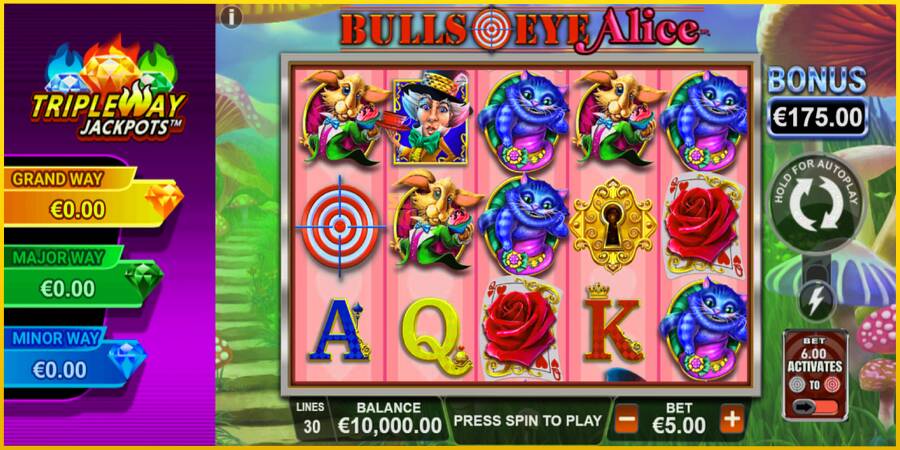 Картинка 2 ігрового апарату Bulls Eye Alice