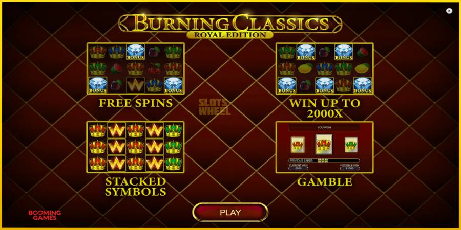 Картинка 1 ігрового апарату Burning Classics Royal Edition