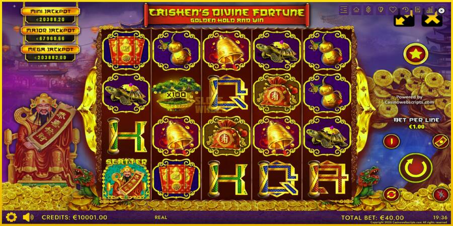 Картинка 2 ігрового апарату Caishens Divine Fortune