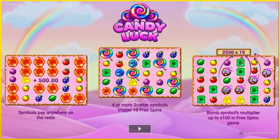 Картинка 1 ігрового апарату Candy Luck