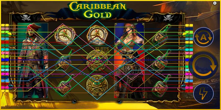 Картинка 1 ігрового апарату Caribbean Gold.