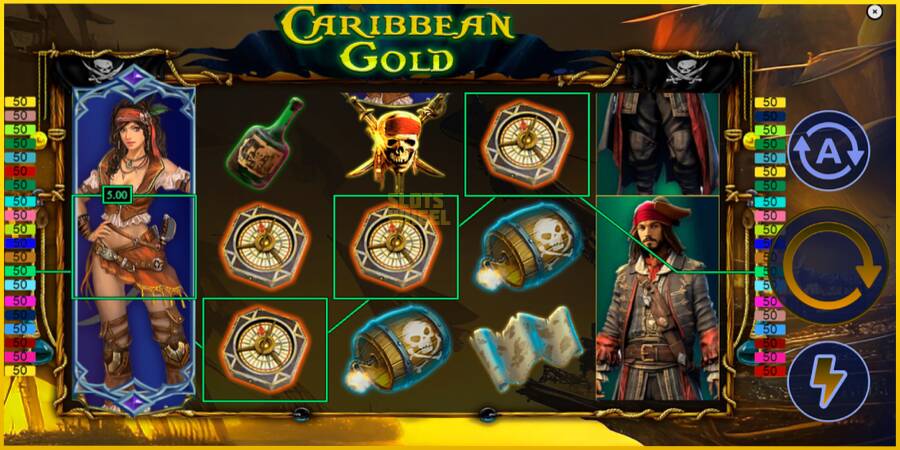 Картинка 3 ігрового апарату Caribbean Gold.