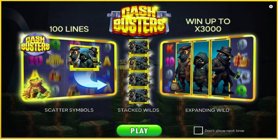 Картинка 1 ігрового апарату Cash Busters