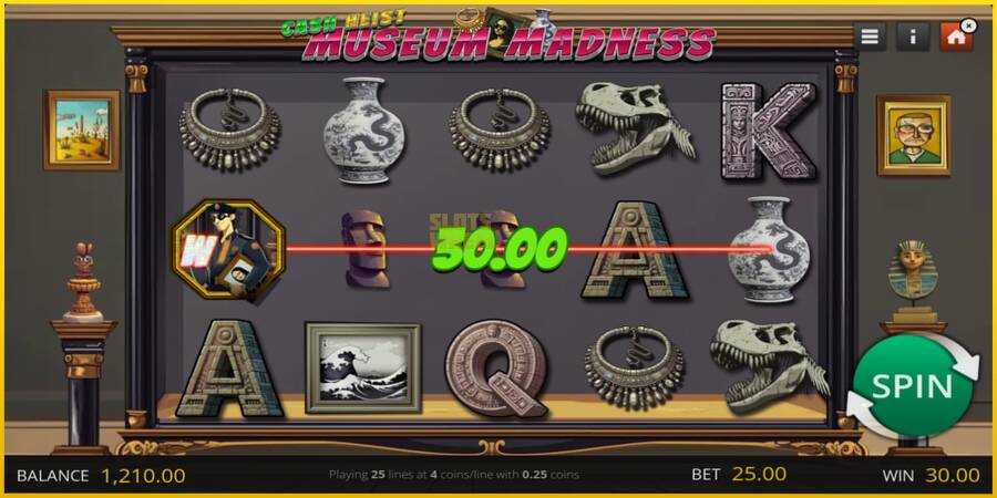 Картинка 4 ігрового апарату Cash Heist Museum Madness