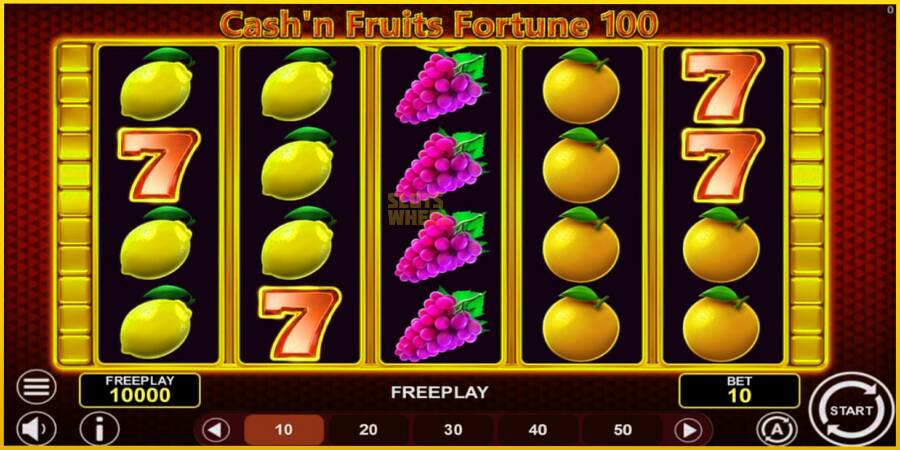 Картинка 1 ігрового апарату Cashn Fruits Fortune 100