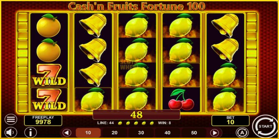 Картинка 2 ігрового апарату Cashn Fruits Fortune 100