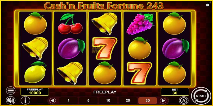 Картинка 2 ігрового апарату Cashn Fruits Fortune 243