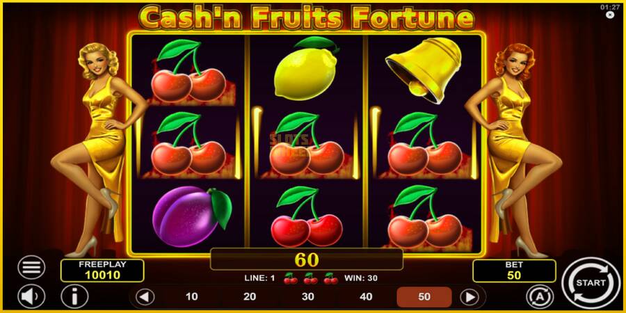 Картинка 3 ігрового апарату Cashn Fruits Fortune