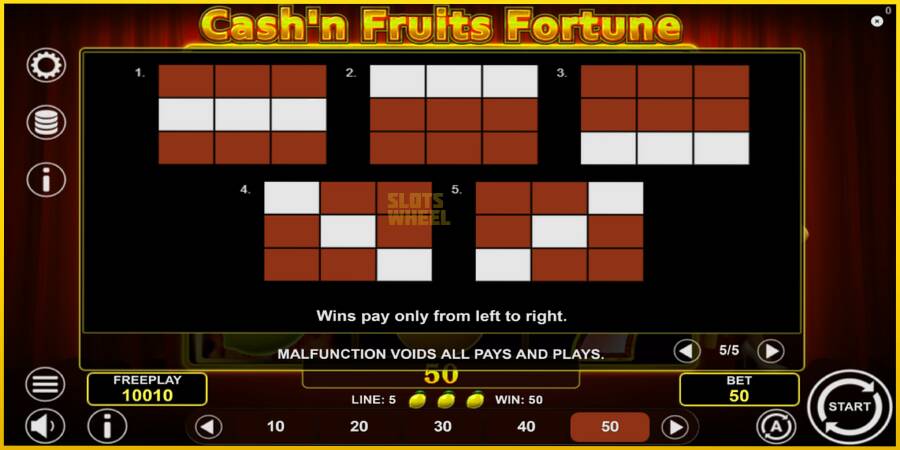 Картинка 7 ігрового апарату Cashn Fruits Fortune