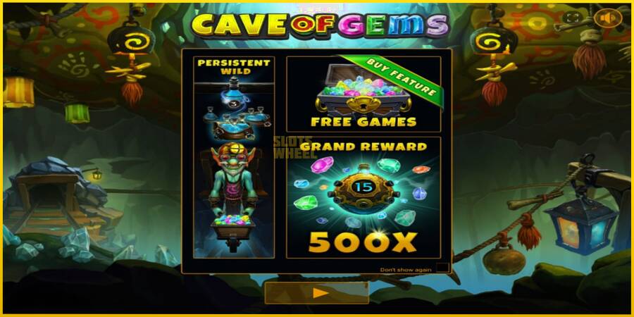 Картинка 1 ігрового апарату Cave of Gems